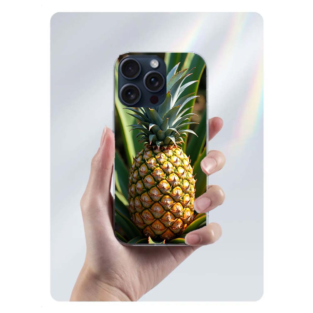 Harvest Pineapple Clear Phone Case For Iphone 17 Air 16 Pro Max 15 Pro 14 Plus 17E 16E 11 13 12 Mini Cover Cases Fundas Cell TPU
