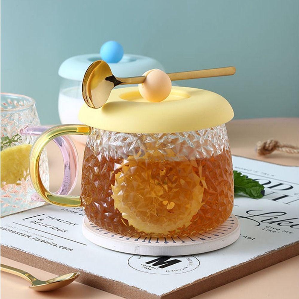 Non-toxic Silicone Cup Cover Anti-dust Coffee Mug Sealed Cap Water Cup Lid  Coffee Cup