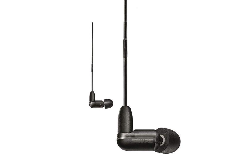 SHURE AONIC 3 High Sound Isolation Earphones With Microphone and Remote Control Canal Type Warranty 2 / SE31BABKUNI-A Black / / / [/Manufacturer's