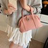 Niche Texture Handbag Women's New Fashion Shell Bag Versatile Simple Shoulder Messenger Clip Bag