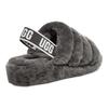 UGG Fluff Yeah Шлепанцы на толстой подошве Серые Женские 1095119-CHRC