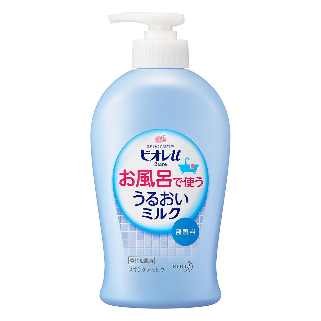 Biore U In-Shower Moisturizing Milk Fragrance-Free Body Lotion