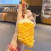 PU Material Simulation Food Keychain Simulated Ice Cream Dessert Keychain  Children's Toy