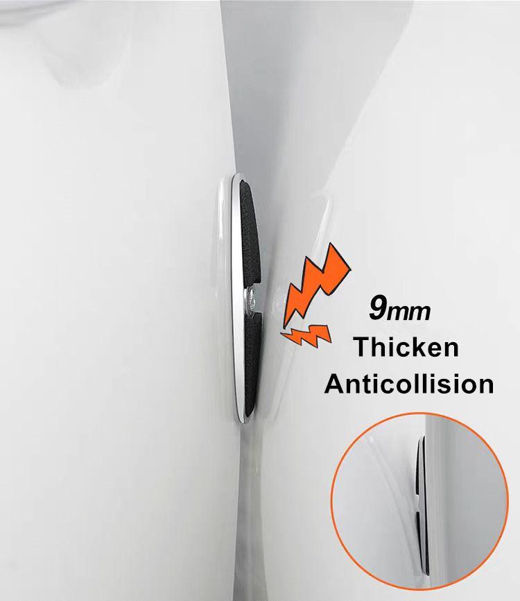 zmdpw1 4pcs Rubber Bumper Strip Car Door Anti-Collision Emblem Sticker for MINI BMW X1 X2 X3 X5 X4 X6 X7 G30 G20 G32 G11 G12 F40 F30