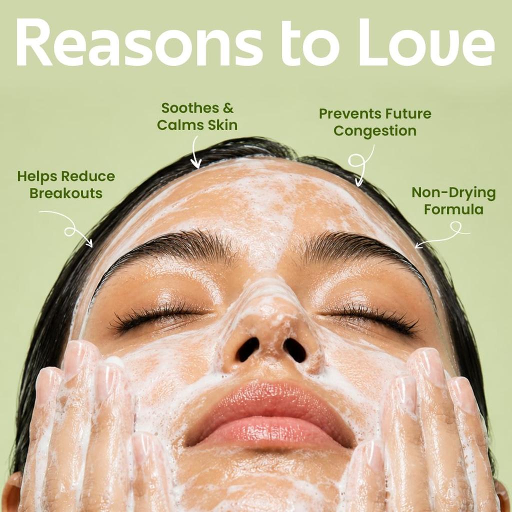 Rivona Naturals Гель для умывания с салициловой кислотой и нимом | Для кожи, склонной к акне и жирной кожи | Очищает поры и уменьшает высыпания - 100 мл