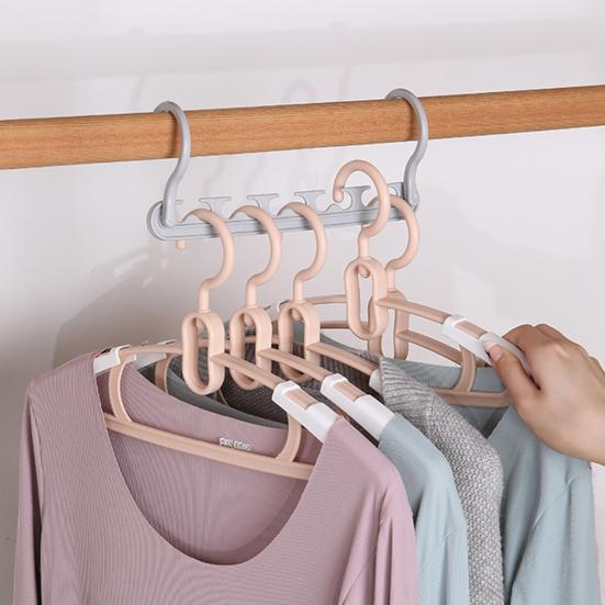 4 шт. Вешалка для одежды Органайзер для гардероба Вращение на 360 градусов Высокая грузоподъемность Дизайн с 5 прорезями Экономия места Органайзер для шкафа