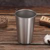Stainless Steel Cup BPA Free Large Capacity Unbreakable Shatterproof Stackable Storage 3 Sizes Mirror Polishing Beer Cup Office Gift