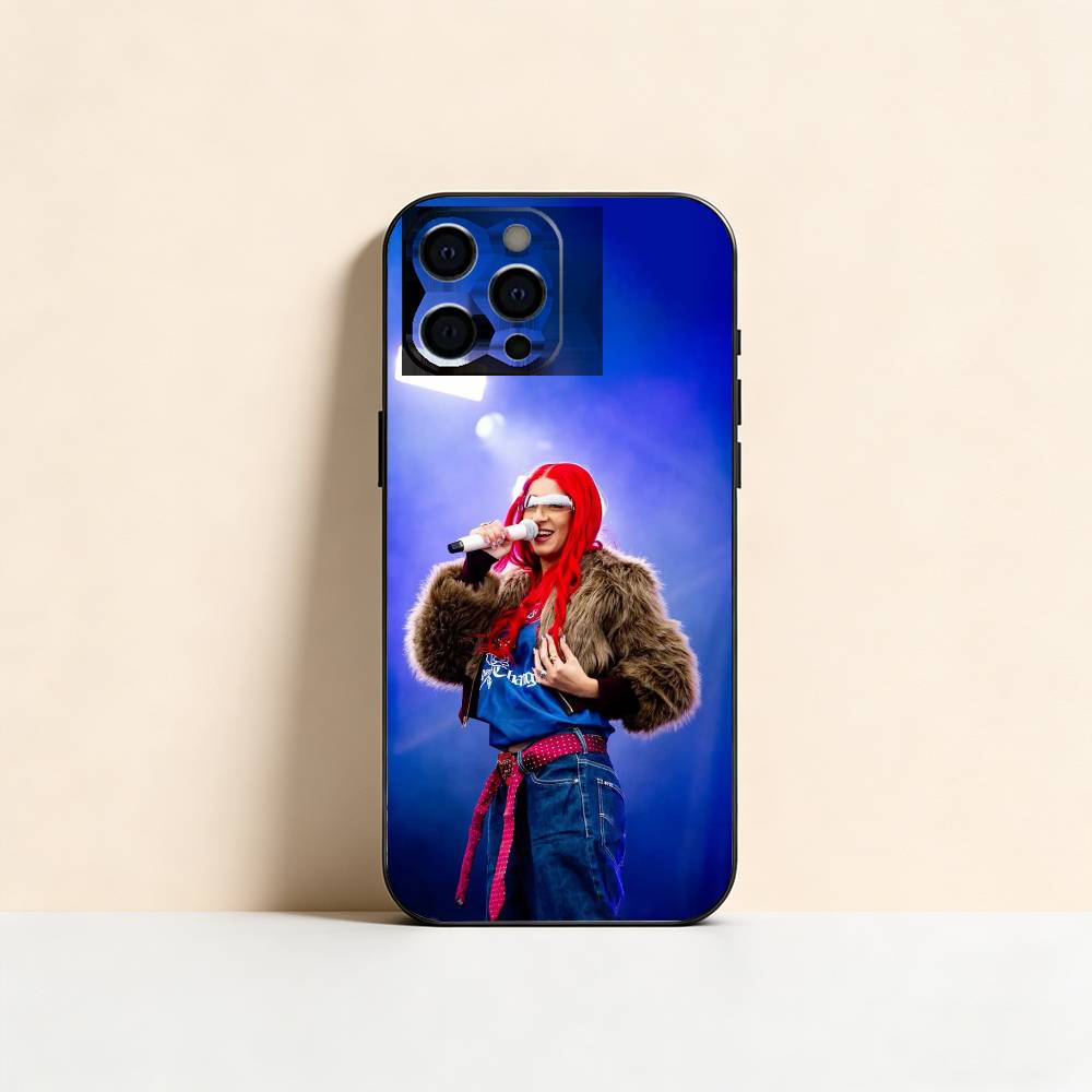 Singer D-De La R-Rose Phone Case For iPhone 17, 16,15,14,13,12,11 Plus,Pro Max, Others Soft Black Cover