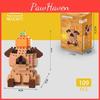 Capybara Cute Cartoon Burger Orange Assembly Building Block Children Toy