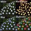 20/50/100Balls Garden Solar Lights 8 Modes Waterproof String Lights Outdoor Fairy Lights Globe Crystal Balls Decorative Lighting for Garden