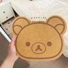 1/2Pcs Cartoon Bear Felt Board Home Office Living Room Wall Mount Animal Shape Memos Notes Photo Message Board Decoration