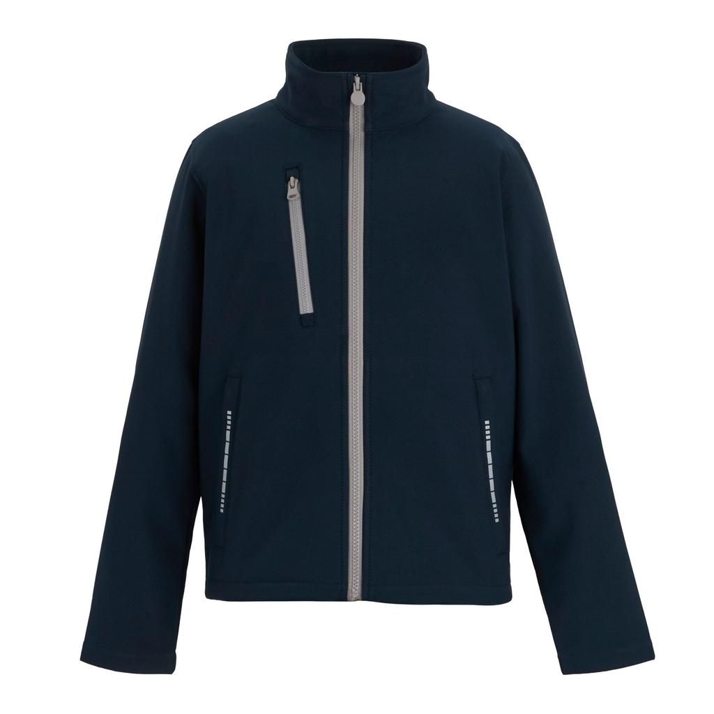 Regatta Childrens/Kids Contrast Zip Soft Shell Jacket