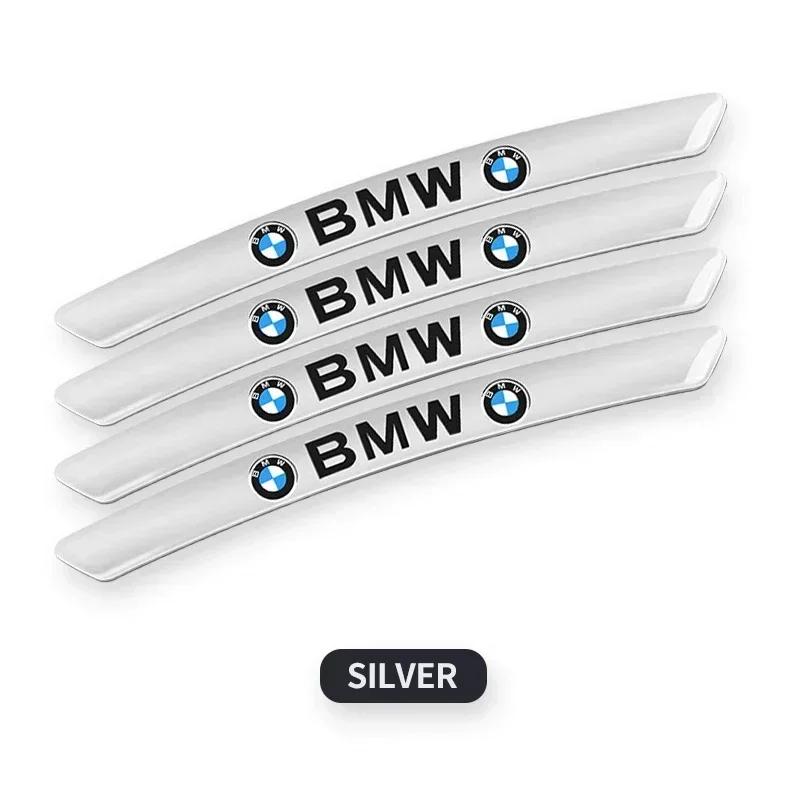 BAGE7 Car Sticker Hot 4pcs Aluminum Car Badge Styling Wheel Hub Rims Decor Stickers For BMW M Performance E36 E60 E90 X2 X1 X3 X5 E46