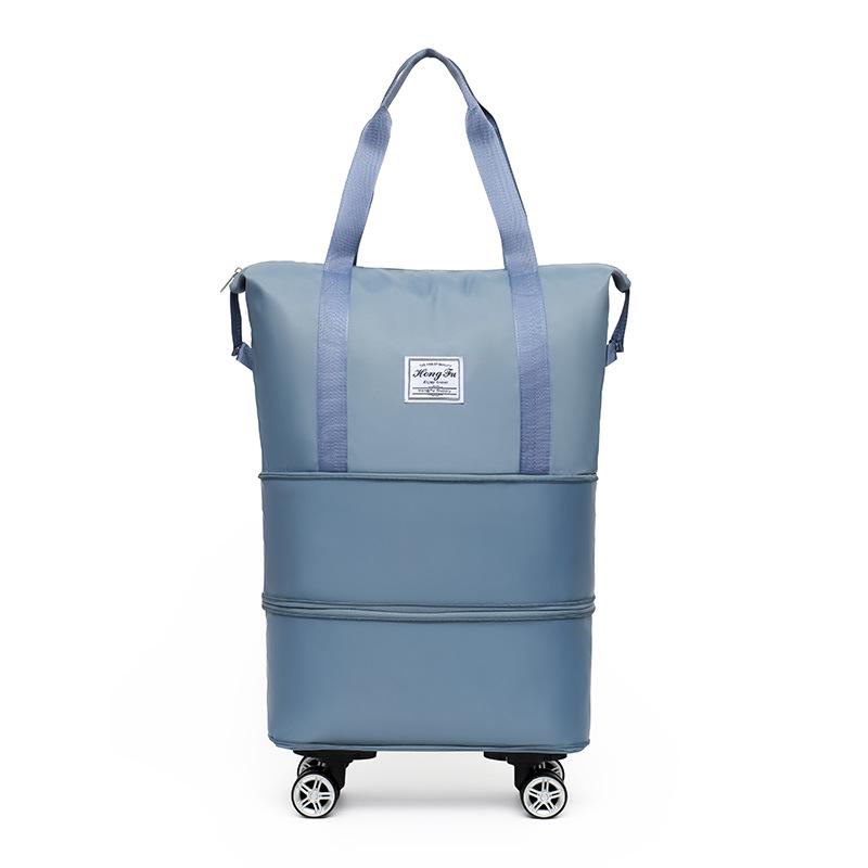 Expandable Wheeled Travel Bag for Business Trips and Short Commutes