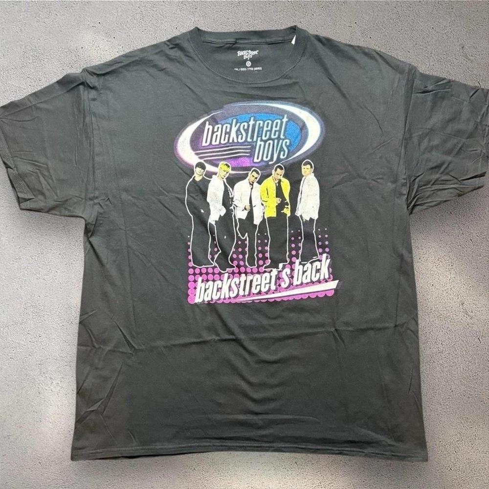 Backstreet Boys Backstreets Back Футболка с принтом Мужская 2XL Черная Футболка группы 2023