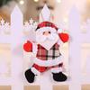 1PC Fabric Ornaments Reindeer Decorations Cloth Pendant Snowman Christmas Tree Elk Christmas Santa Claus Figurines