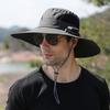 1-2 шт. Солнечная шляпа-вентилятор, Солнечная шляпа, Шляпа для рыбалки на открытом воздухе для мужчин, Шляпа рыбака для кемпинга на открытом воздухе, Панама с широкими полями