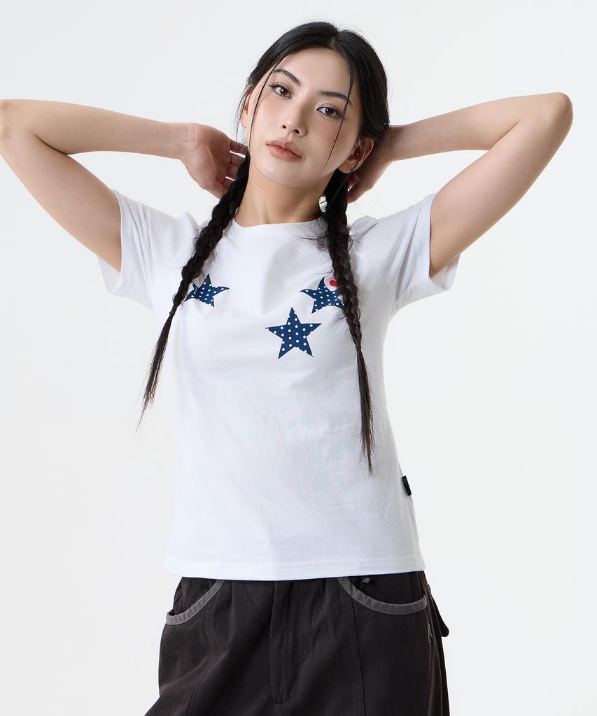 Nasttingijeubeleoldaenmi Футболка Dot Star_Белый