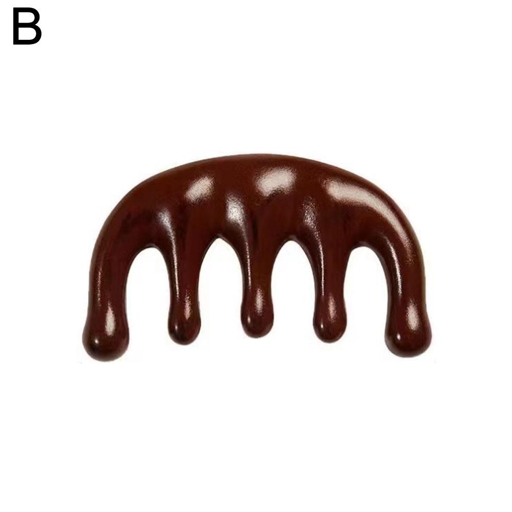 Durable And Safe Massage Comb Head Massager Relaxing Five Tooth Comb Whale Comb Scalp Scraping Massager Body Massage Tool