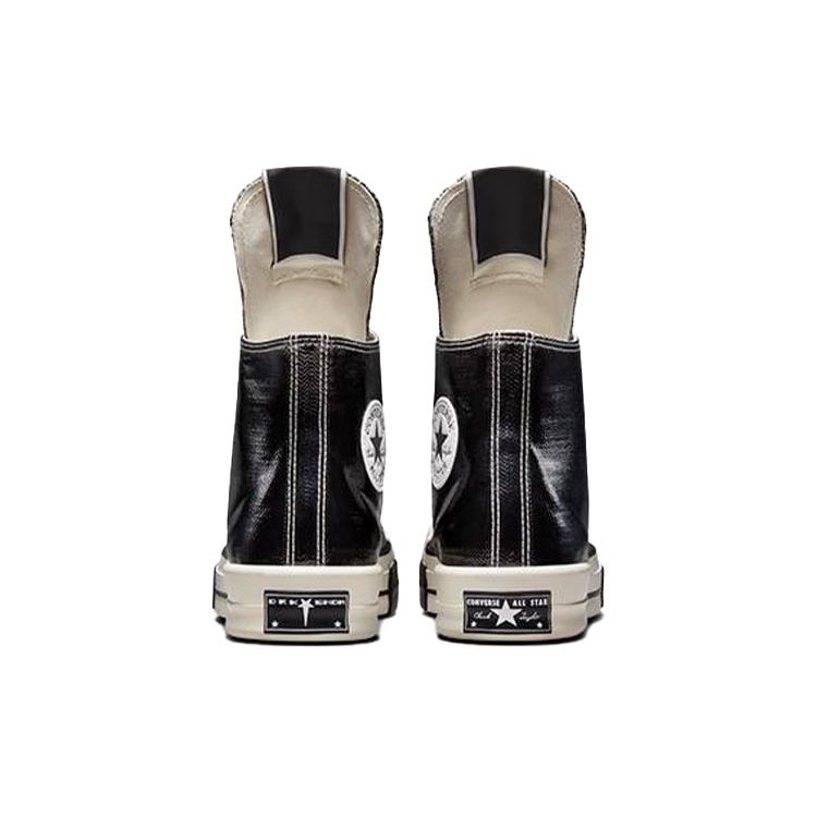 Rick Owens x Converse TURBODRK Chuck 70 High Черный лак Унисекс Кроссовки Egret Кость-белый A01291C