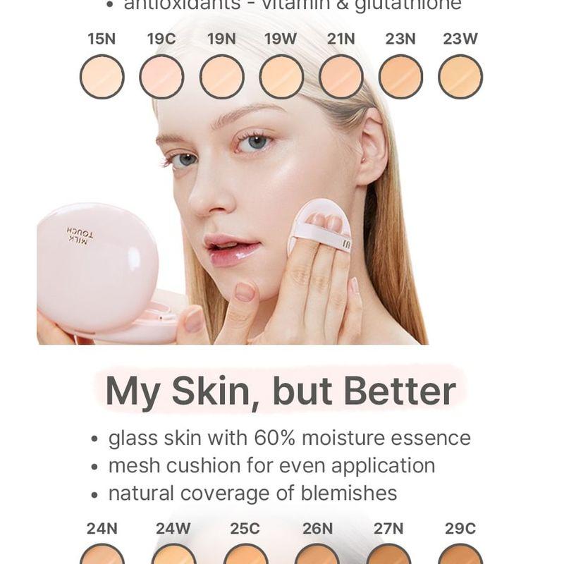 Milk Touch - All-day Skin Fit Milky Glow Cushion - 20 Цветов