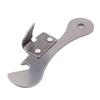 A Stainless Steel Manual Can Opener, Multi Function Can Opener With Ergonomic Grip, Integrated Cap Opener, Kitchen Tools