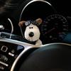 Зеркало заднего вида автомобиля Экран в салоне автомобиля Милый Креативный спутник в машине Аксессуар для декора салона автомобиля, Украшение, Собака, Подвеска, Кукла,