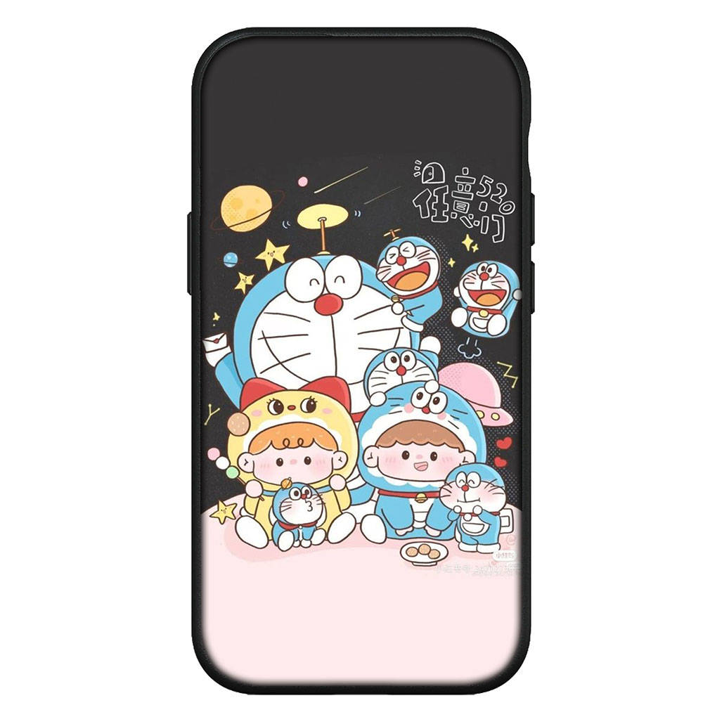 Чехол для iPhone 16 15 Xiaomi Redmi Note 14 13 12 11 Pro Max X 8 9 16e Samsung Galaxy S25 S24 S23 Moto G85 G24 OPPO Huawei Мультяшный чехол для телефона Дораэмон