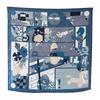 NINA SOLOR 19 Momme Silk Jacquard Scarf