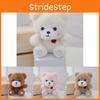 Charming Miniature Bear Plush Toy With Soft Fur Perfect For Bags And Keychains
