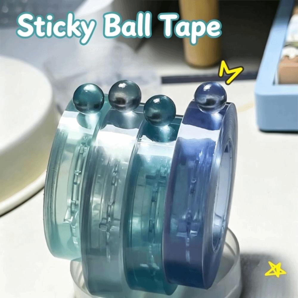 High Tensile Strength Sticky Ball Rolling Tape DIY Hand Tear Tape Interactive Play Toys