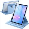 Для Samsung Galaxy Tab S11, S11 Ultra 14.6, S10 Lite FE 10.9 дюйма Чехол-подставка с держателем для стилуса, вращение на 360 градусов, Авто-пробуждение/сон Funda