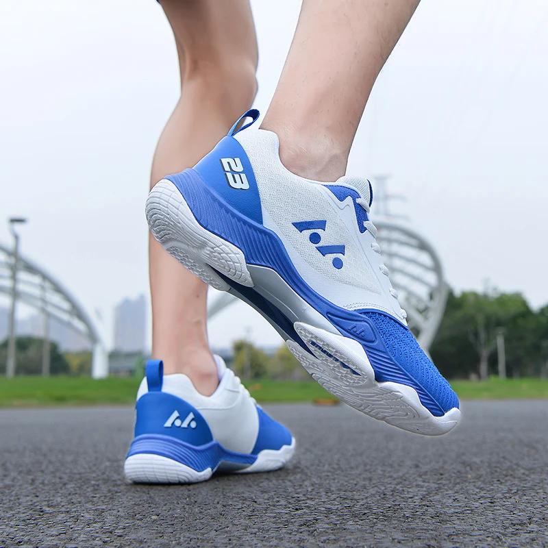 Men Badminton Shoes Professional Non-slip Couple Big Size Wear Resistant Outdoor Sneakers Breathable Handball Volleyball Shoes