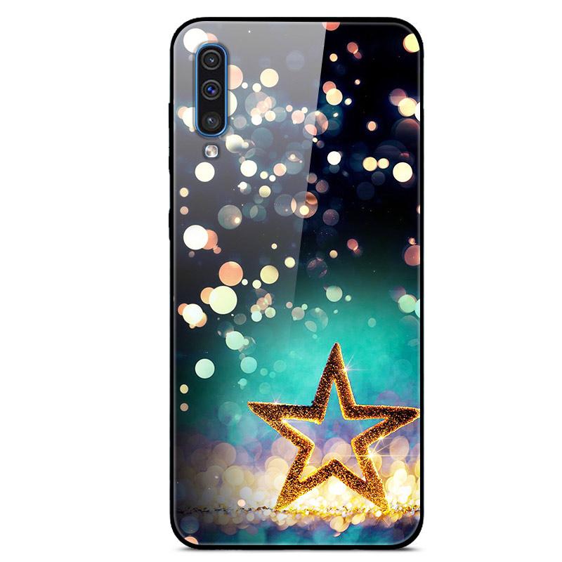 6,4" Чехол для Samsung Galaxy A30s A51 A50 Чехол со стеклянной задней крышкой для Samsung A30s A50 A70 A51 Чехол-бампер A 30s A 51