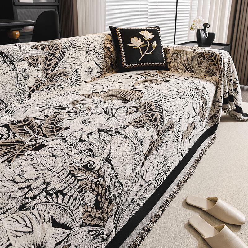 Чехол для дивана Роскошный и высококачественный, мягкий на ощупь, подходит для всех сезонов, полотенце для дивана из шенилла, устойчивое к царапинам у кошек, чехол для дивана, одеяло для дивана