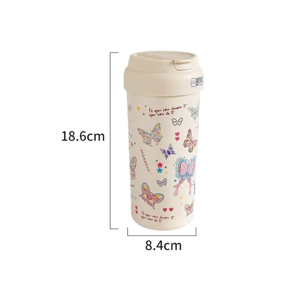 550ML Water Cup Stainless Steel Vacuum Insulateds Cup Cute Flask Tumbler