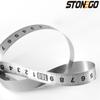 STONEGO Самоклеящаяся рулетка с метрической шкалой из нержавеющей стали для стусла - Защита от ржавчины, Прочная и износостойкая 0,5/1/2/3/4/5 м