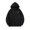 Li Ning Sports Fashion Series Printed Logo Casual Pullover Hoodie Unisex Hoodies Black LN-YWDU481-1