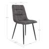 Chaise Gris Foncé Middelfart - HOUSE NORDIC - Lot de 2 - Tissu