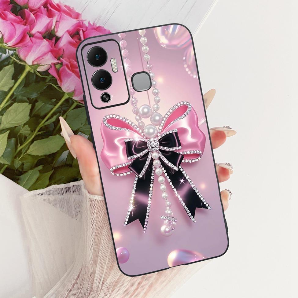 Чехол-крышка для Infinix Hot 12 Play Милый Кот Роскошная Мода Забавный Расписной Корпус Телефона Для Infinix X6816 X6816C