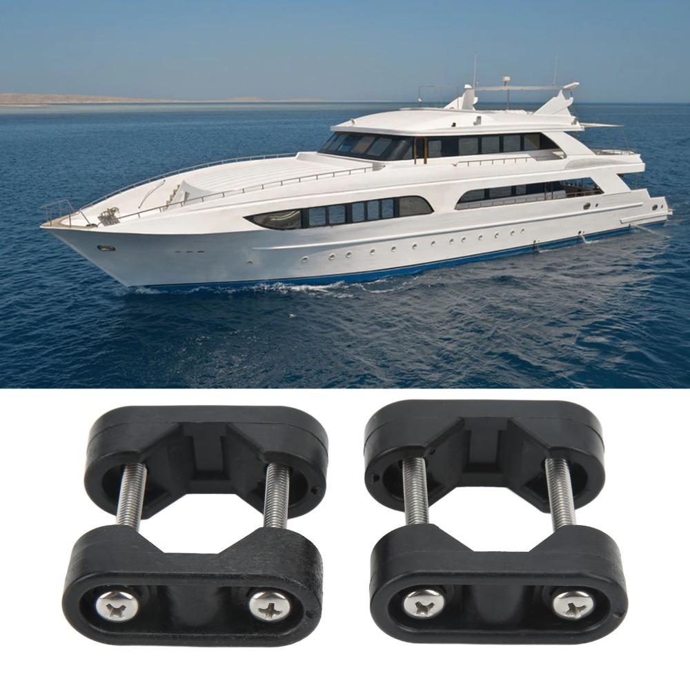2PCS Strong Structure Boat Rail Mount Brackets for 22 to 25mm(7/8in to 1in) Tube for Pontoon
