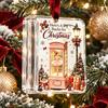 Creative Money Gift Ideas Christmas Cash Holder Ornament Acrylic Holder Holiday Ornament Hanging Decoration for Xmas Tree Stocking Stuffer,
