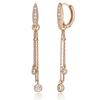 ELLE Jewelry 14K Chain Drop Earrings (Gold Pin) ELGPEE129