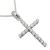 Damiani Mystery Cross Necklace K18 White Gold/diamond Cross 4.6g Unisex Used