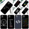 Чехол для телефона 'Языки программирования' для iPhone 16 15 11 12 13 14 Pro Max Mini Чехол для iPhone 16 15 X XS Max XR Plus Coque