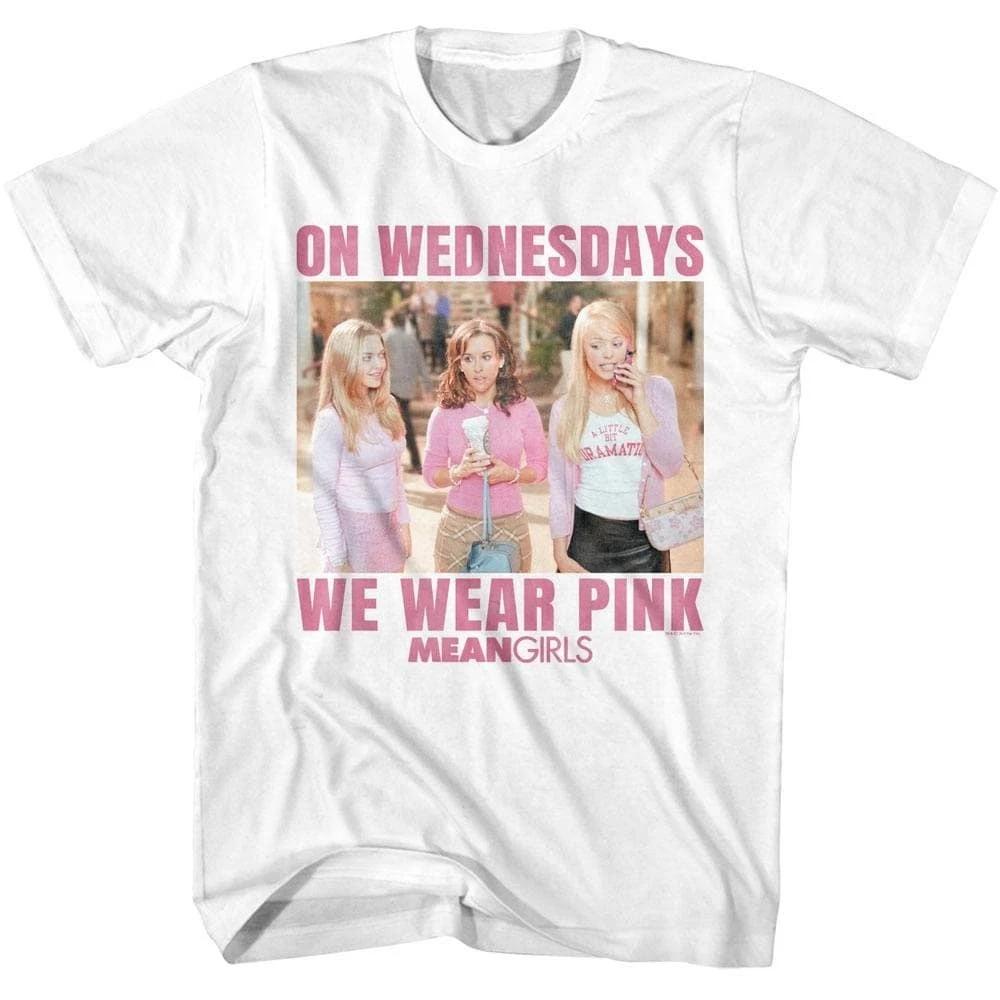 Mean Girls On Wednesdays We Wear Pink Men's T Shirt