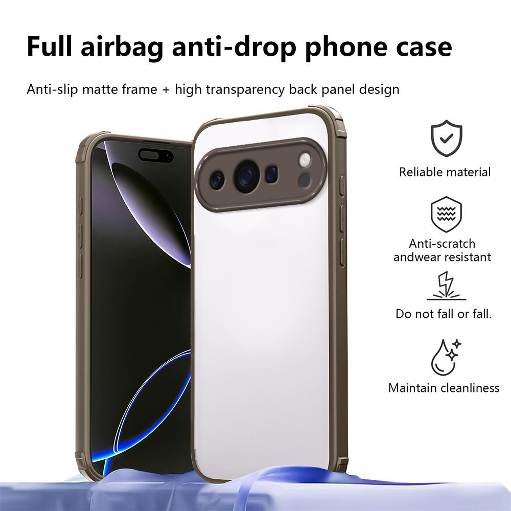 Роскошный Противоударный Прозрачный Чехол для Телефона Для Funda Google Pixel 10 Pro XL Pixel 9 Pixel9 Pro 9A 9Pro XL Прозрачная Мягкая Накладка-Бампер