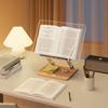 Деревянная подставка для книг со светом Многофункциональная регулируемая подставка для книг Деревянная и прозрачная акриловая подставка для чтения книг