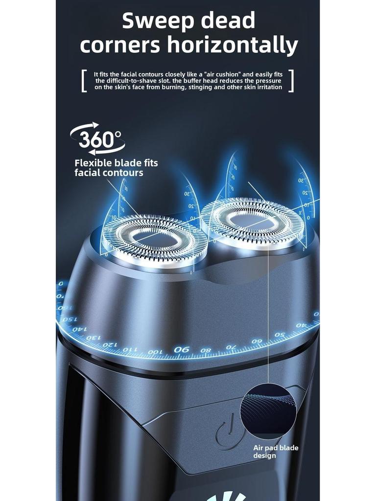 Компактная немецкая мужская электробритва для стрижки бороды