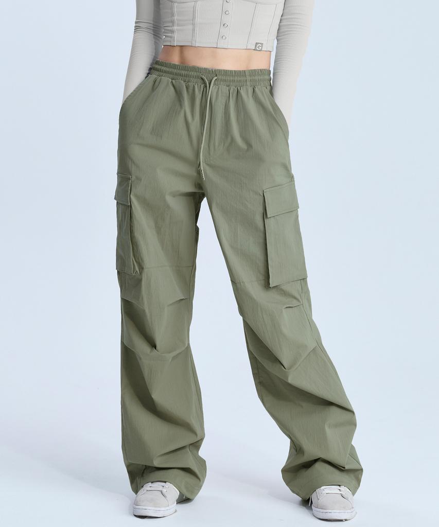 GRANDE LINE Pintuck Wide Cargo Pants